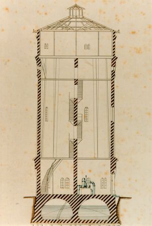 bouwtekening watertoren